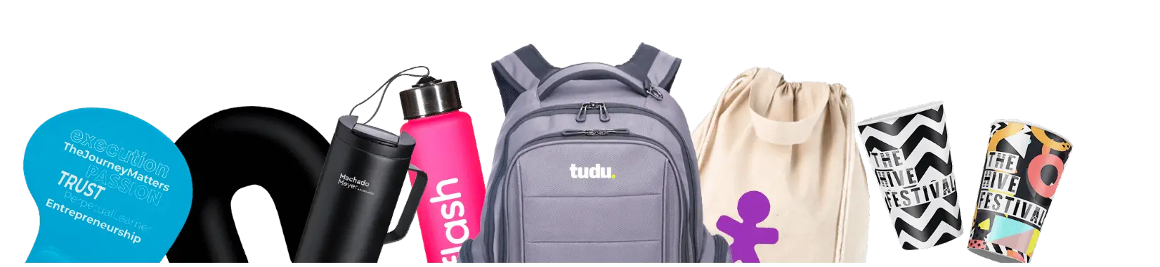 Banner mostrando os produtos da Tudu
